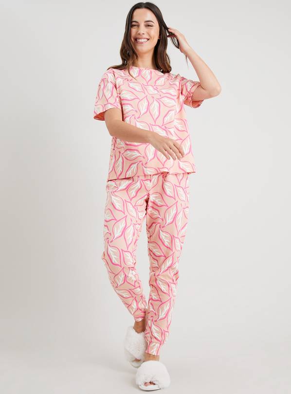 Pink Sketchy Print Pyjamas - 10 - 24