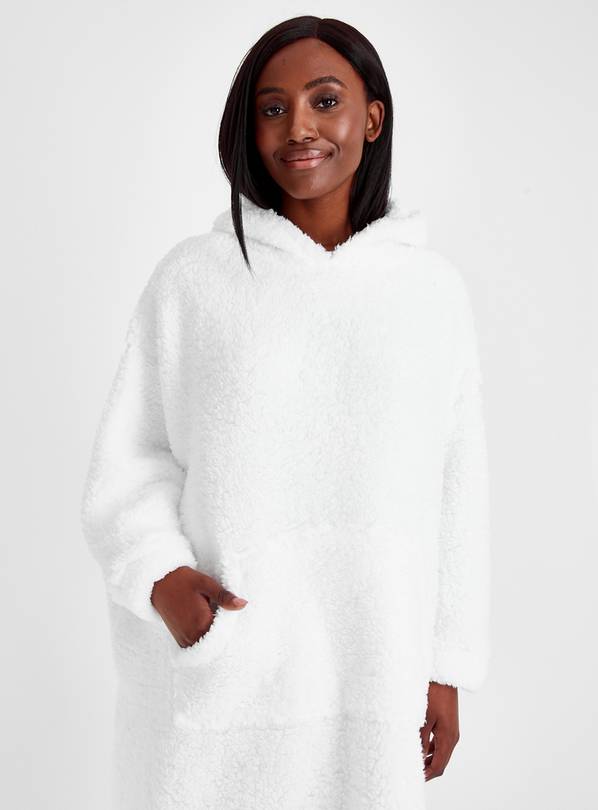 Buy Cream Borg Thermolite Hooded Blanket L Dressing gowns Tu