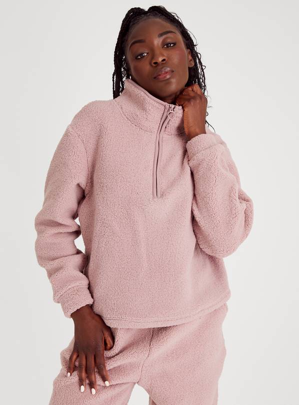 Buy Pink Teddy Coord Lounge Fleece 16 Pyjamas Tu