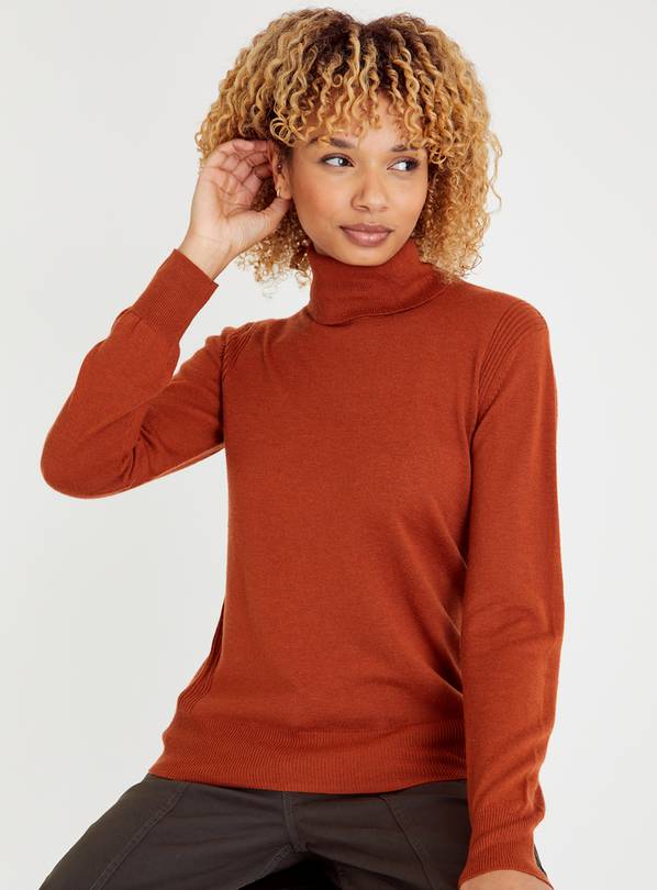 Rust discount roll neck