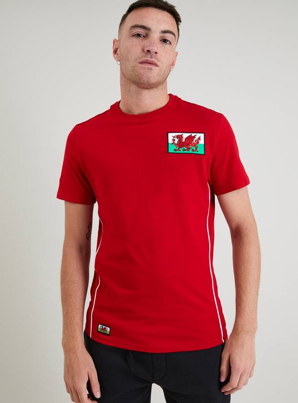 Wales Red Rugby T-Shirt M