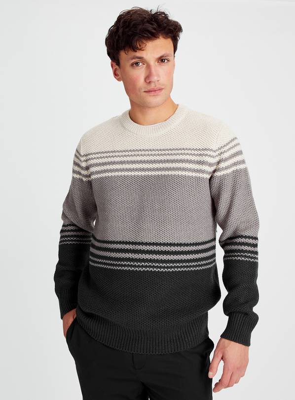 H and clearance m striped jumper