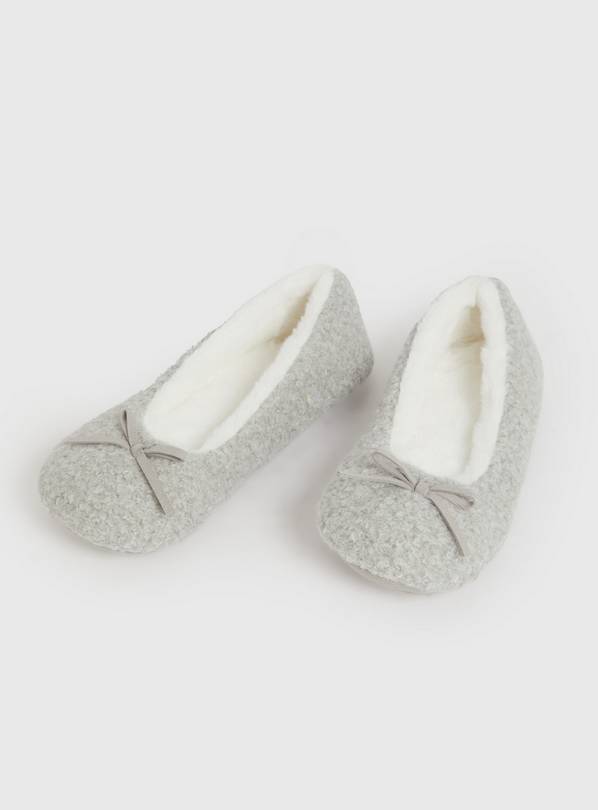 Grey ballet slippers new arrivals