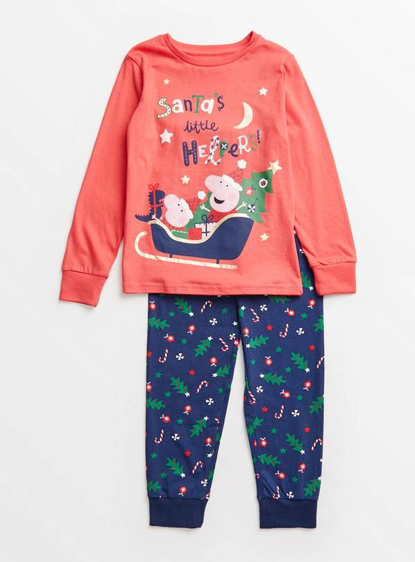 Buy Christmas Peppa Pig Santa s Little Helpers Pyjamas 1.5 2 years