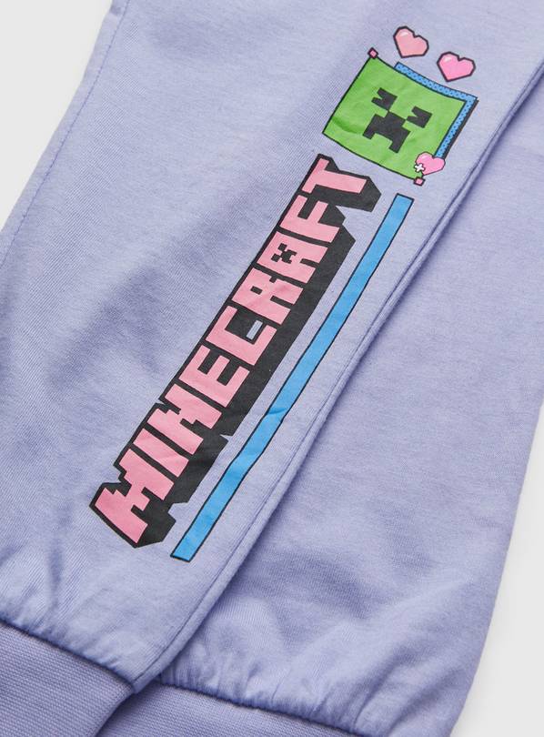 Buy Minecraft Lilac Creeper Pyjamas 8 9 years Pyjamas Argos