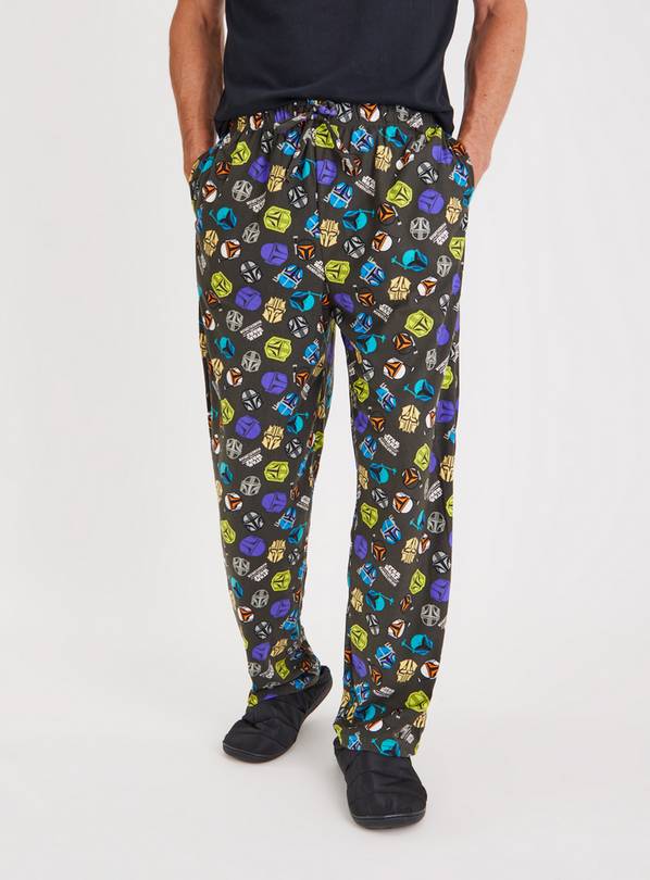 Men's Mini Me Star Wars Mandalorian Fleece Pyjama Bottoms XXL
