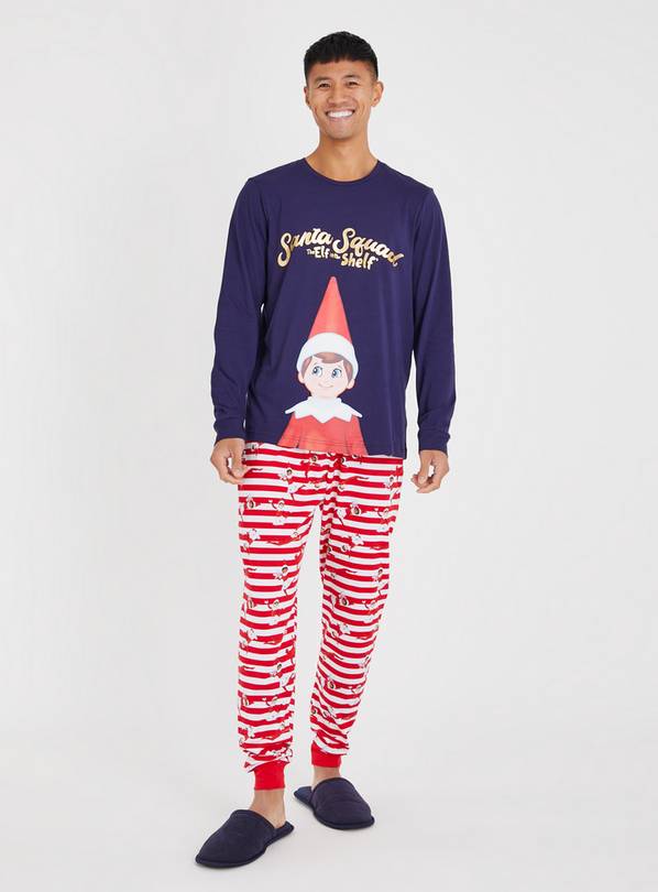 Elf Fleece Long Sleeve Crewneck Pajama Set 