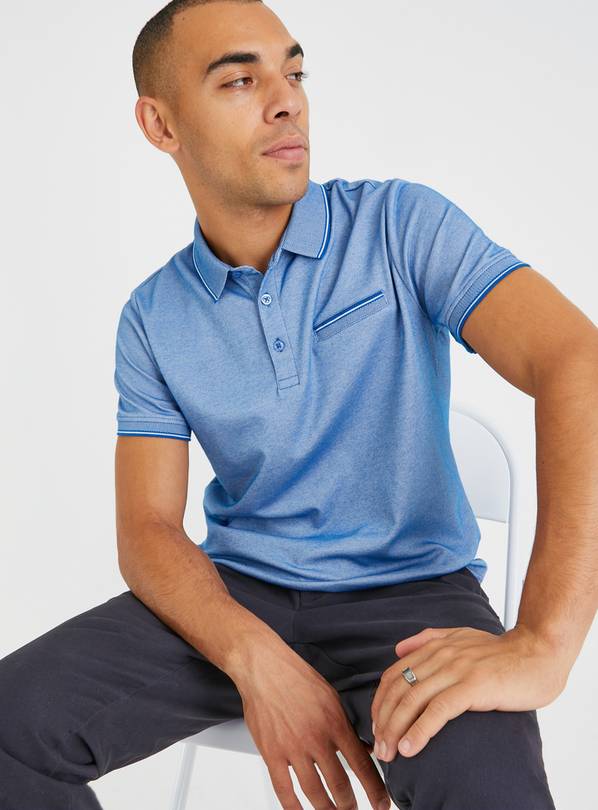 Buy Blue Two Tone Polo Shirt XXL T shirts and polos Tu