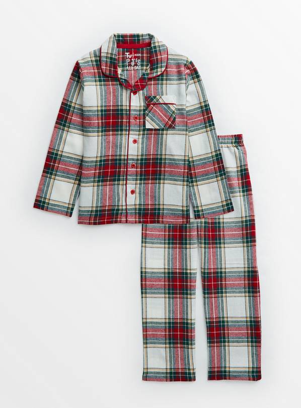 Buy Kids Christmas Family Dressing Check Traditional Pyjamas 10