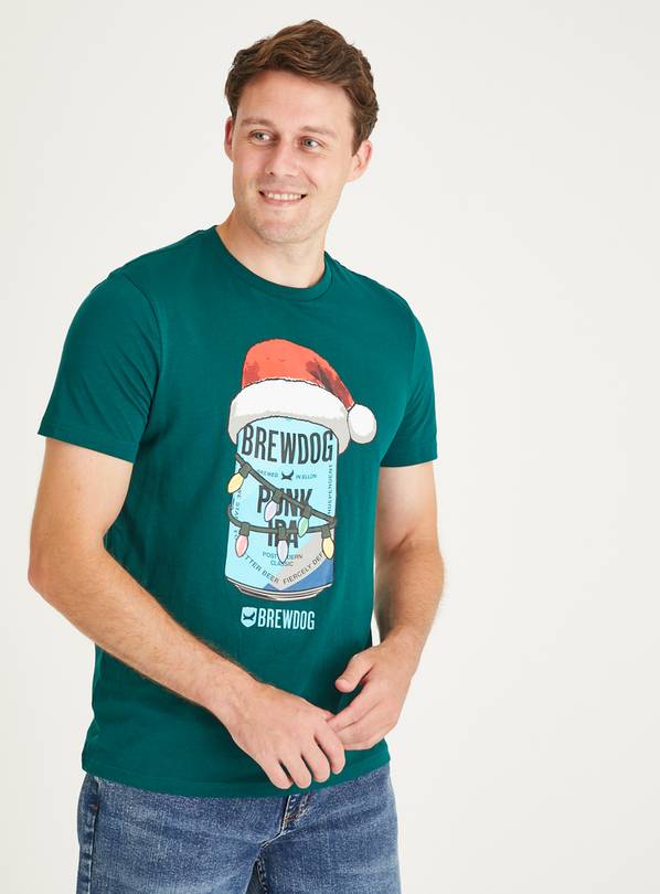Christmas Brew Dog Green T-Shirt XXXXL