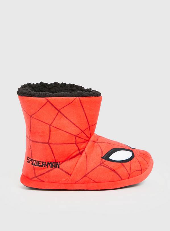 Spider-Man Red Slipper Boots 3-4