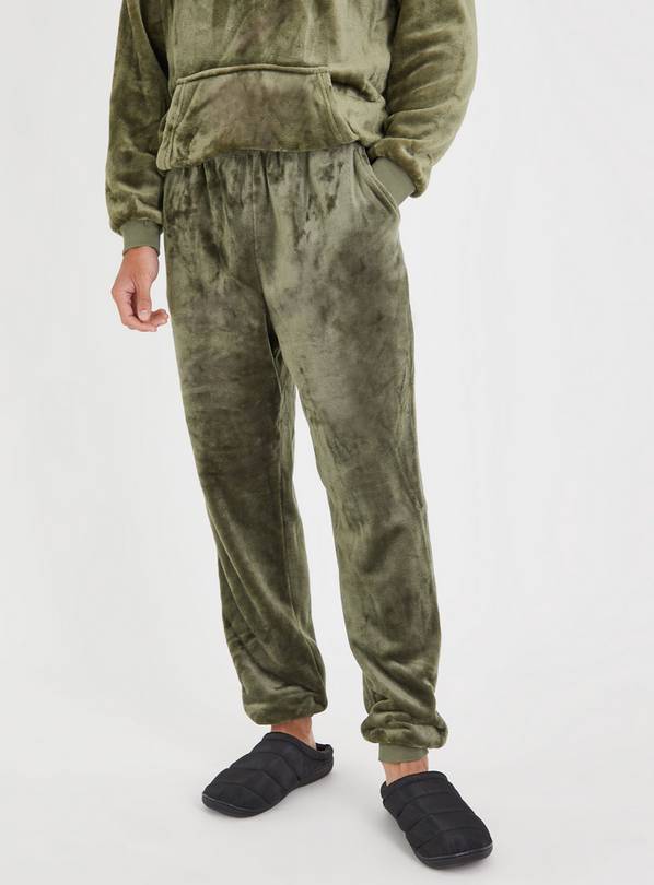 Buy Khaki Fleece Coord Joggers L Pyjamas Tu