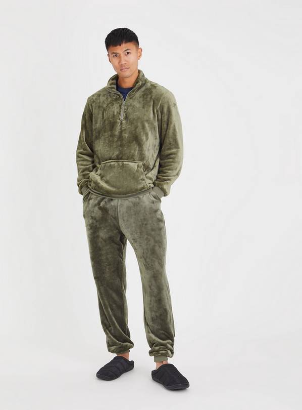 Khaki green outlet fleece