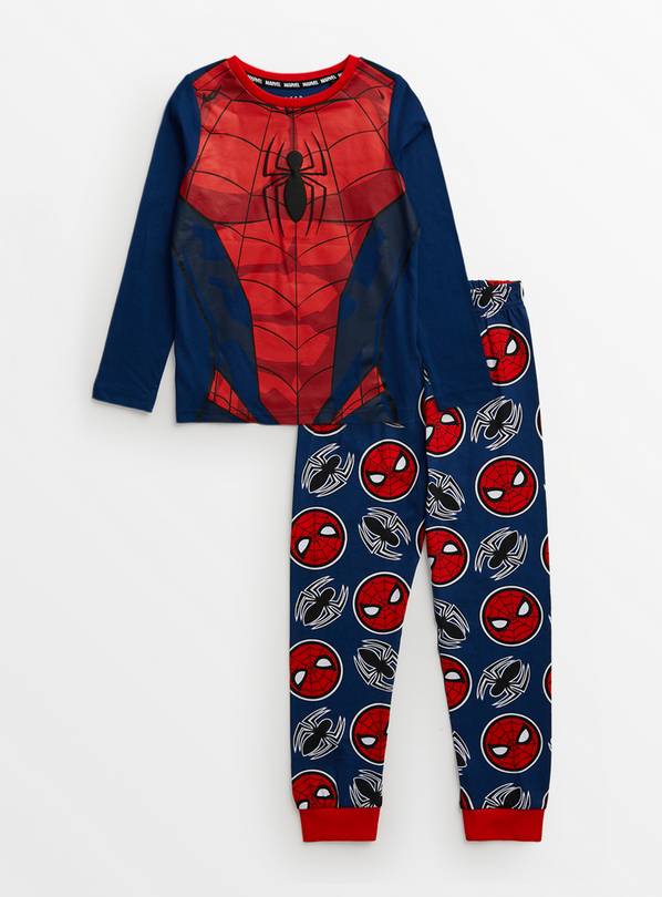 Boys Red Marvel Spider-Man Spidey Suit Pyjamas