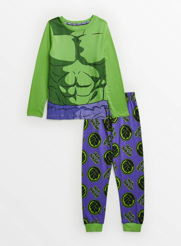 Marvel Green Hulk Pyjamas 3-4 years
