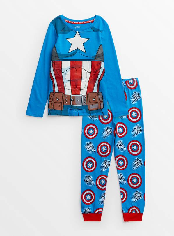 Buy Marvel Captain America Pyjamas 8 9 years Pyjamas Tu