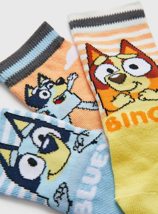 Buy Bluey Character Socks 3 Pack 6 8.5 Underwear and socks Tu