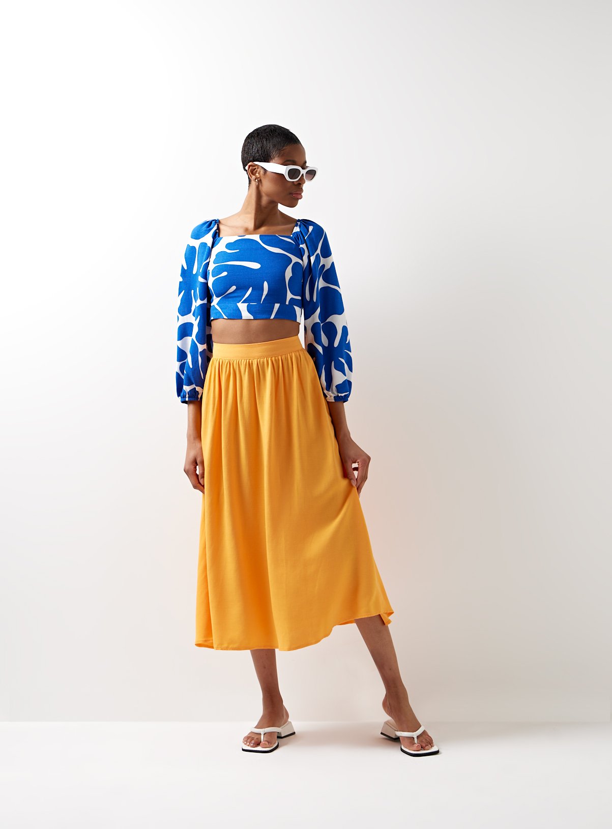 For All The Love Linen Volume Midi Coord Skirt 16 - Image 5 thumbnail