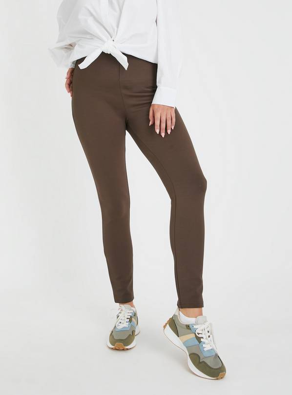 Buy Brown Tummy Control Leggings 14, Leggings