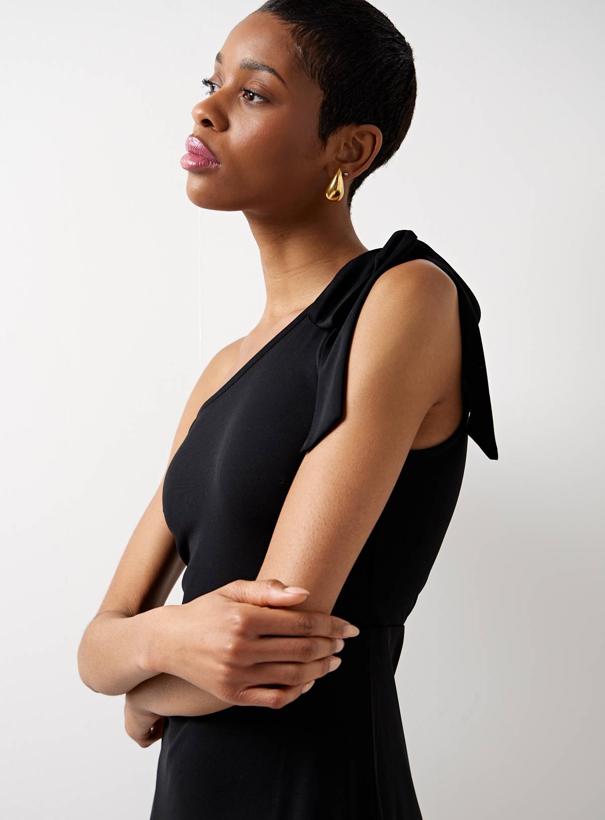 For All The Love Fluted One Shoulder Midaxi Dress 8 - Image 2