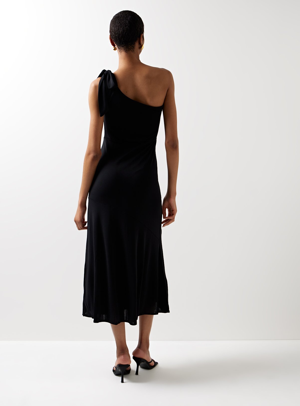 For All The Love Fluted One Shoulder Midaxi Dress 8 - Image 3 thumbnail