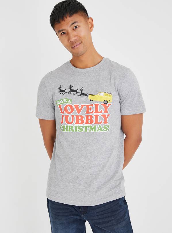 Christmas Grey Slogan T-Shirt XXL