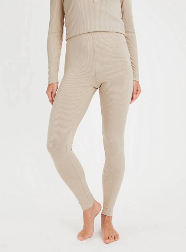 Ladies beige heat thermal Leggings