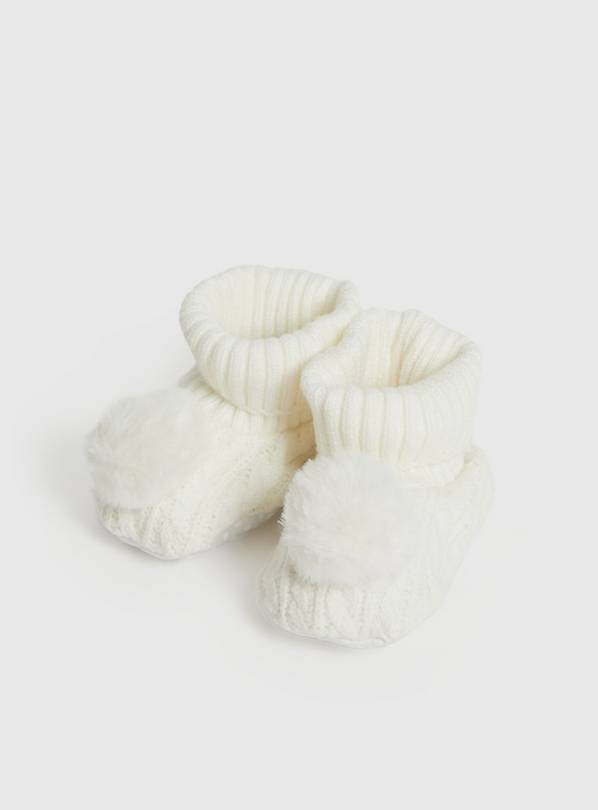 White company slipper discount boots