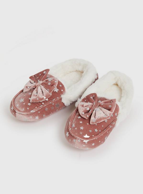 Girls sales moccasin slippers