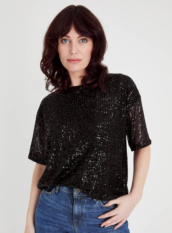 Sequin 2024 boxy top