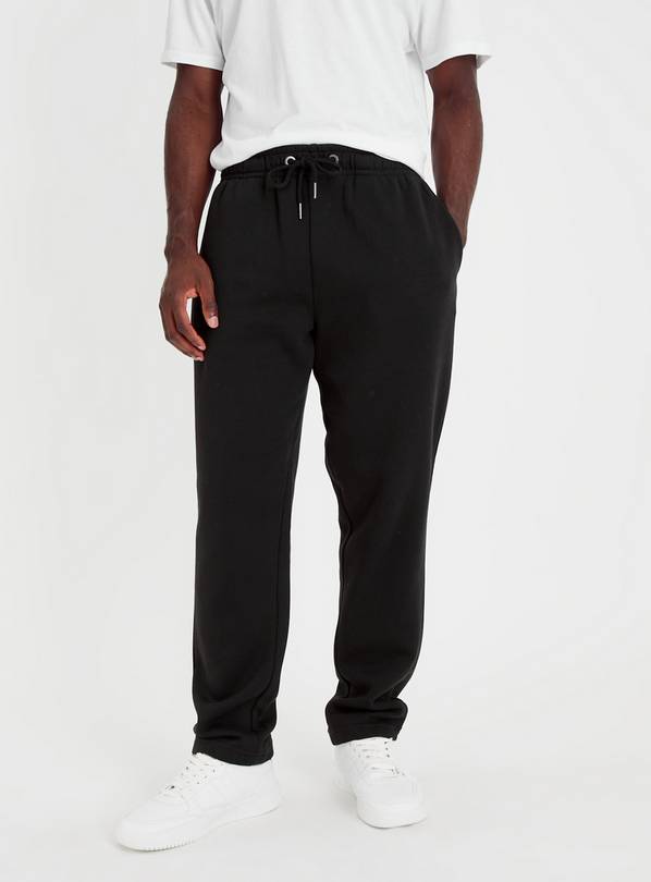 Buy Black Open Hem Joggers XL, Sportswear