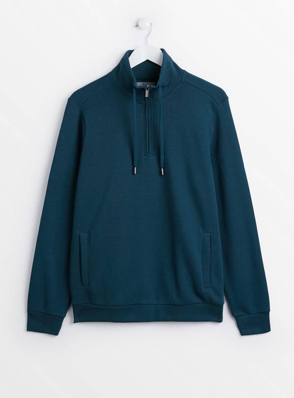 Buy Teal HalfZip Sweatshirt XXL Jumpers and cardigans Argos