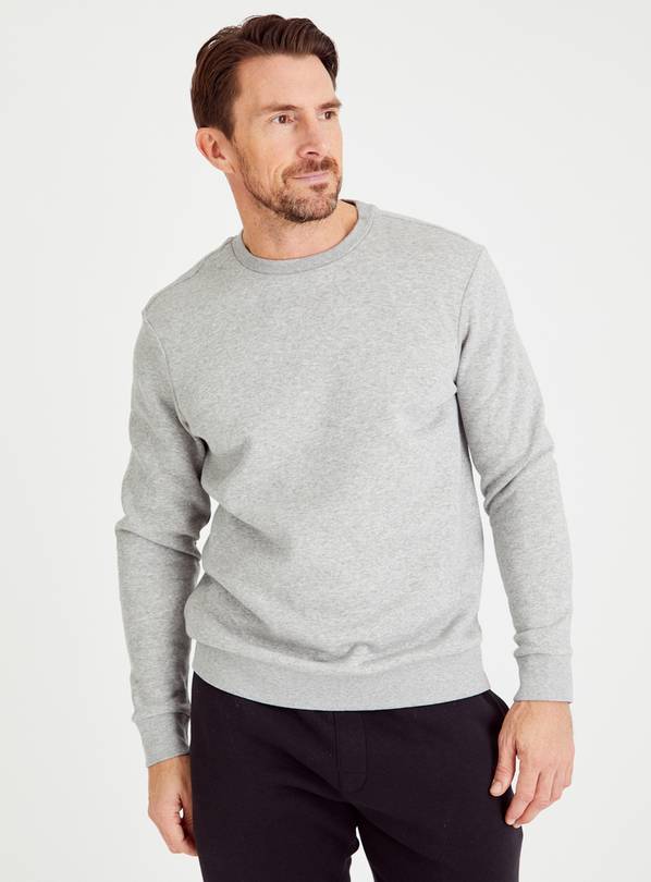 Light Grey Marl Sweatshirt XXL