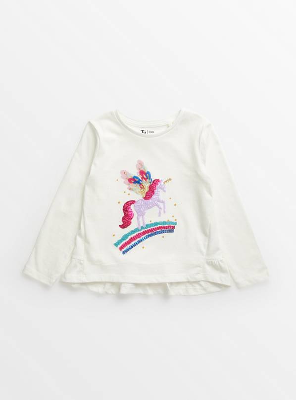 Unicorn sequin hot sale t shirt