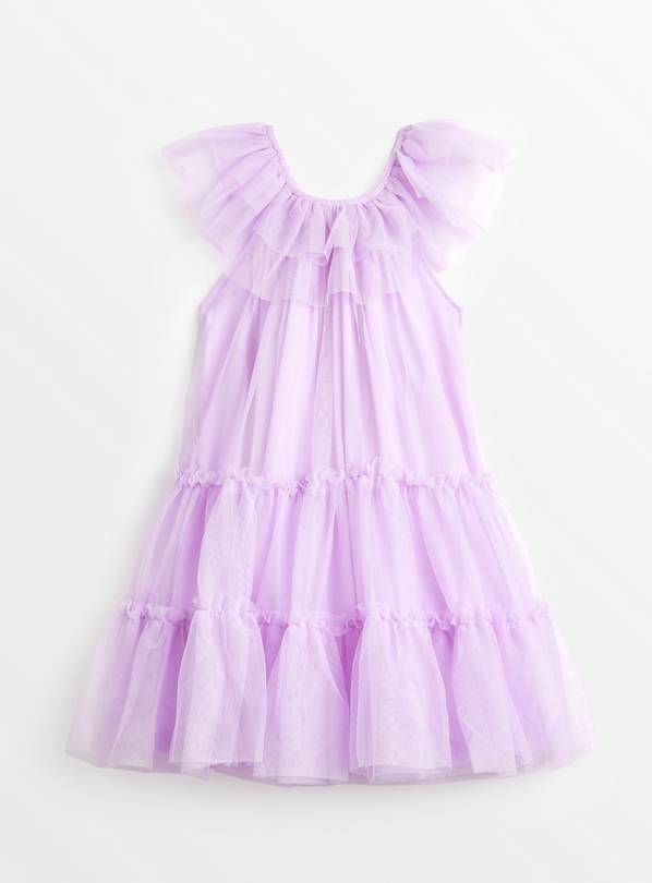 Girls lilac shop party dress