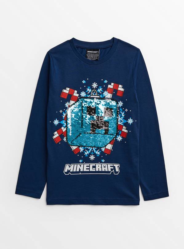 MInecraft Logo Men's T-Shirt Navy