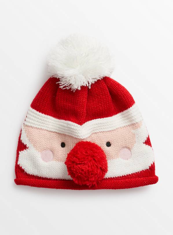 Christmas Santa Knitted Hat Newborn