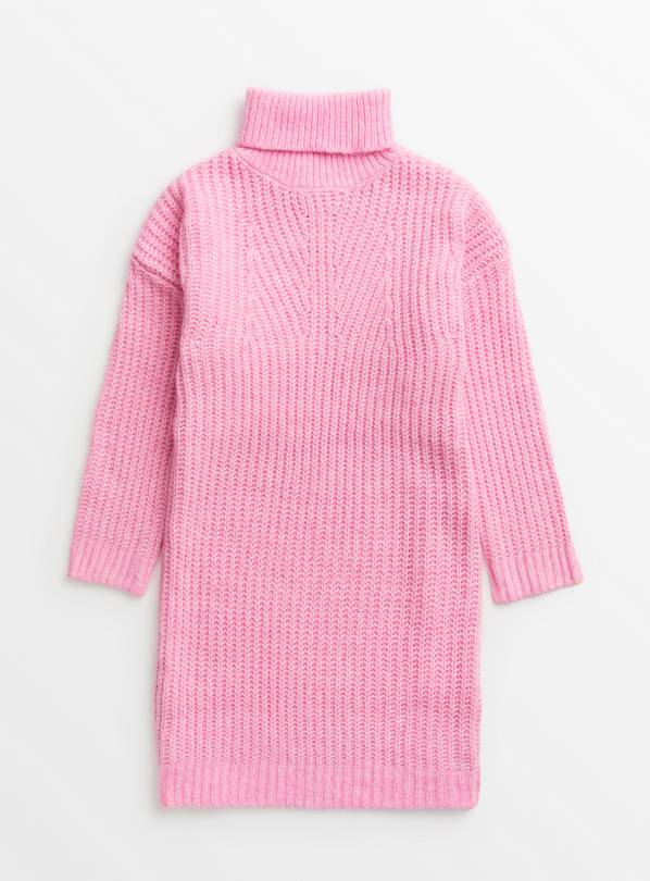 Pink jumper outlet dress