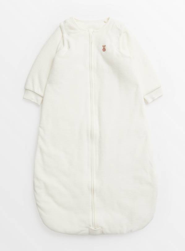 Buy Cream 2.5 Tog Ribbed Teddy Sleeping Bag 06 Months Baby sleeping