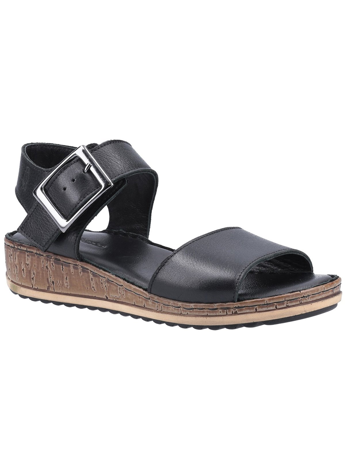 HUSH PUPPIES Ellie Leather Sandals Black 5 - Image 1 thumbnail