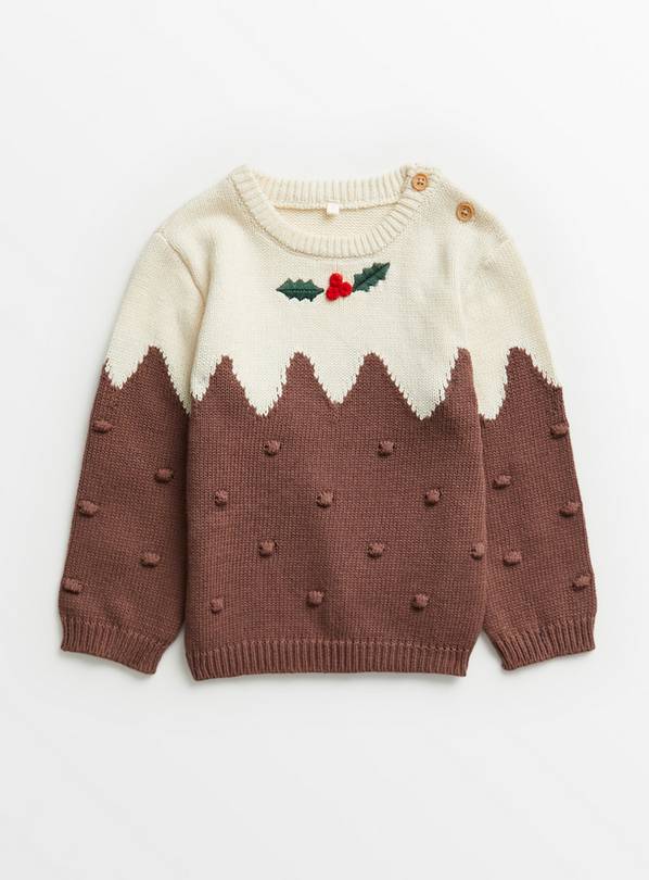 Womens christmas pudding on sale jumper