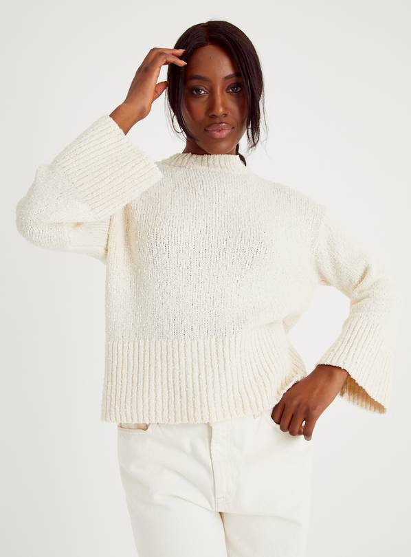 Cream hot sale knit jumper