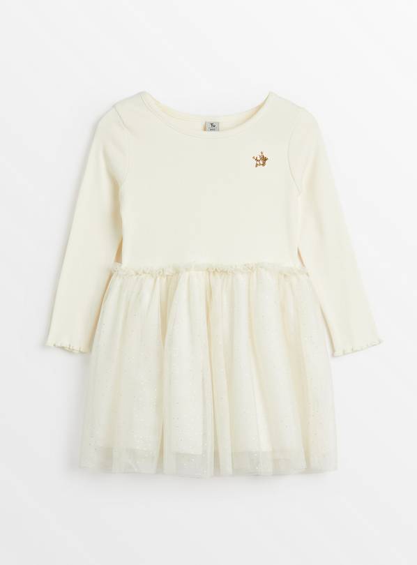 Cream Twofer Tutu Dress 3-4 years