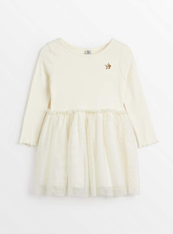 Buy Cream Twofer Tutu Dress 6-7 years | Occasionwear | Tu