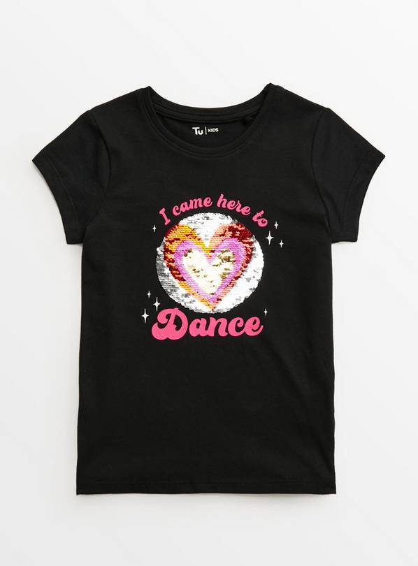 Buy Black Sequin Disco Ball TShirt 3 years Occasionwear Argos