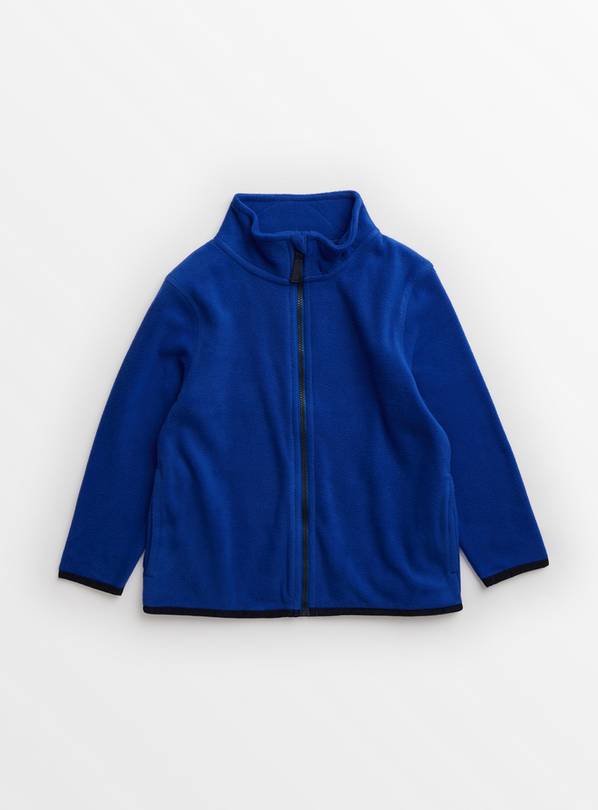 Cobalt Blue Zip-Through Fleece 3-4 years