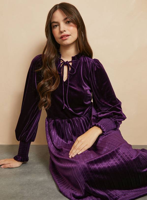 Tu velvet dress sale