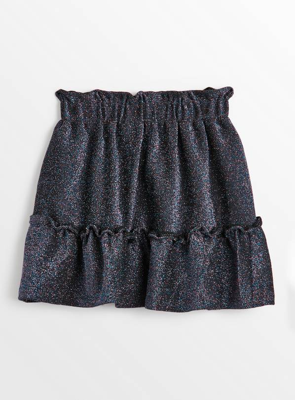 Navy Sparkle Party Skirt 1-1.5 years