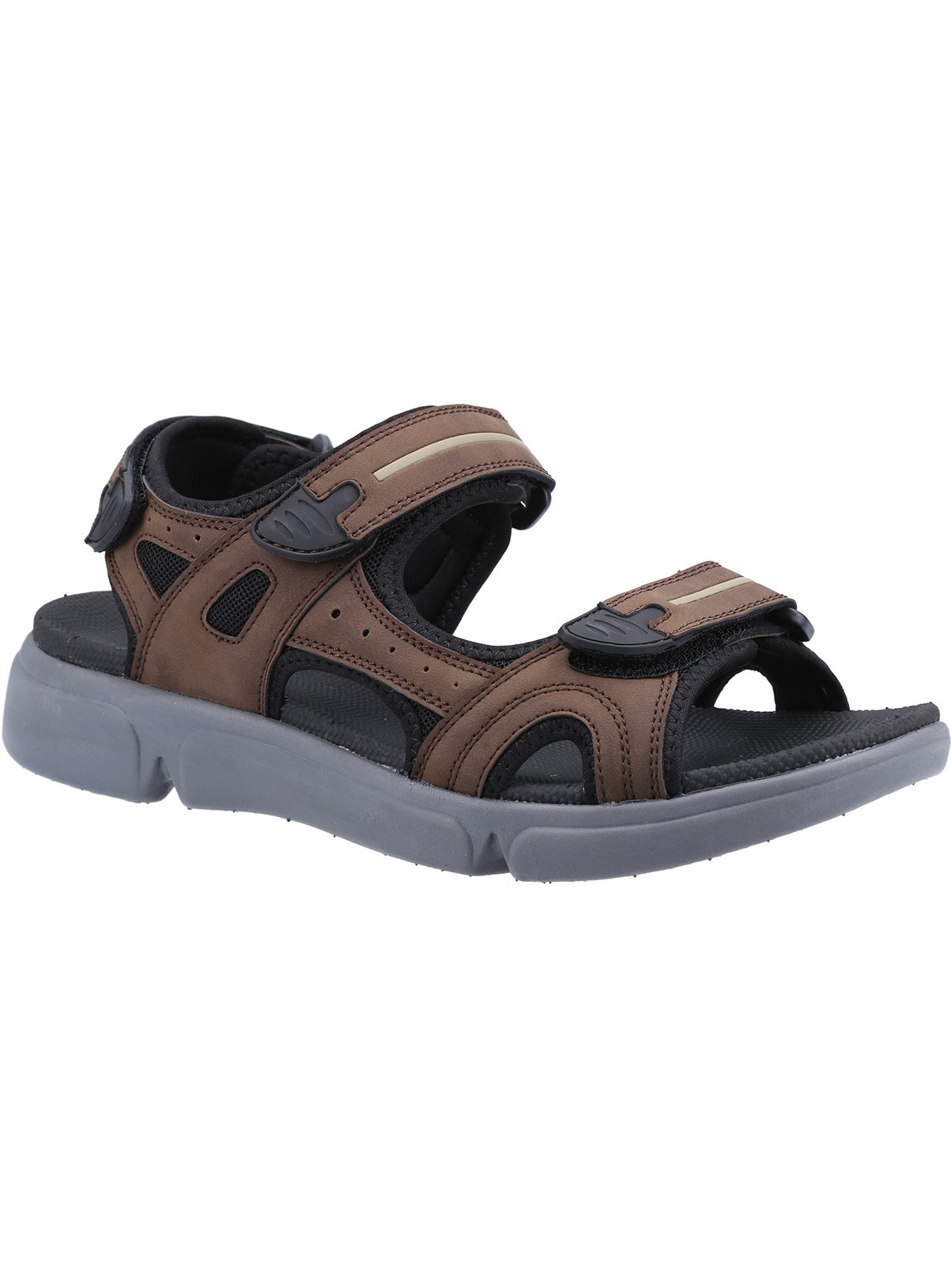 SKU:Hush Puppies Castro Sandal:Brown:9 - Image 1 thumbnail