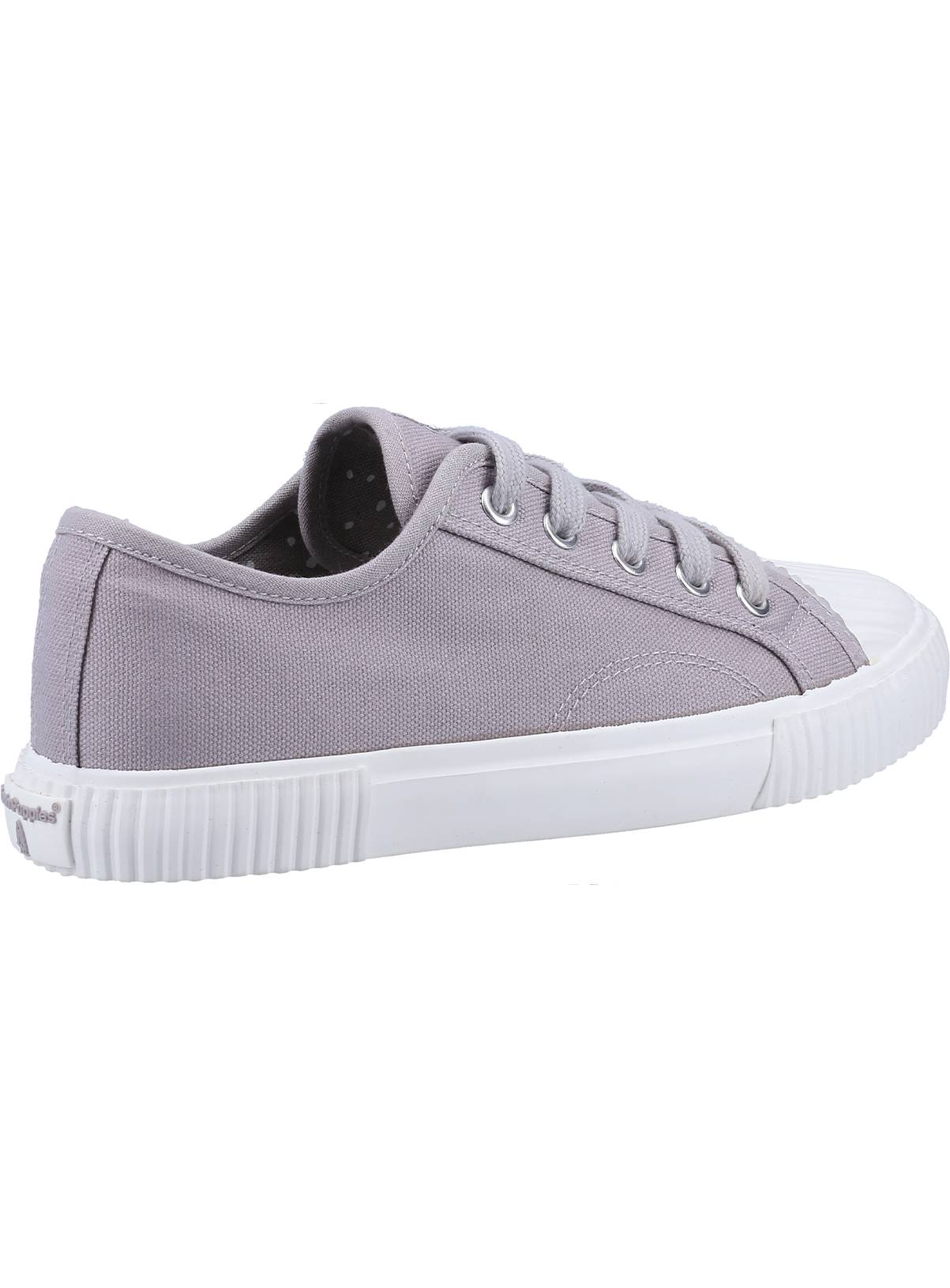 SKU:Hush Puppies Brooke Canvas Trainer:Grey:6 - Image 2